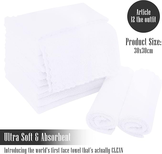 TENSTARS 12 Pack Premium Washcloths Set - Image 2