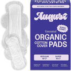 August Regular & Super Organic Pads by August