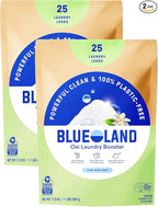 BLUELAND Oxi Laundry Booster Powder Refill 2-Pack, 50 Loads, 35.2 oz, by BLUELAND