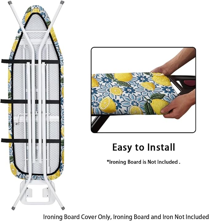 Sprowallow Tribal Lemon Ironing Board Cover and Pad - Image 4