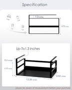 Nxconsu 2Pack Under Shelf Storage Basket Organizer Hanging Holder - Image 2