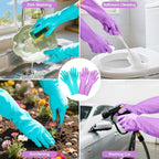 Elgood Reusable Dishwashing Cleaning Gloves - Image 6
