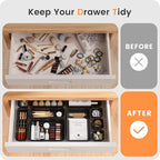 【】 【】 Black Drawer Organizer, Makeup organizer, 【Holds 177 - Image 4