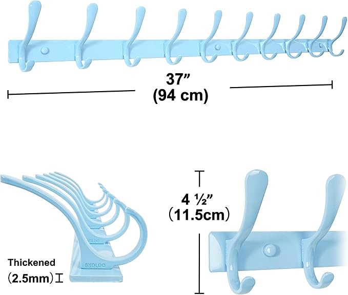 SKOLOO Coat Rack Wall Mounted - Image 5