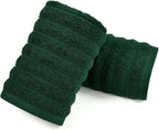 Jacquotha 2-Pack Hand Towels Ribbed – Kitchen & Bathroom Premium Cotton Towels by Jacquotha