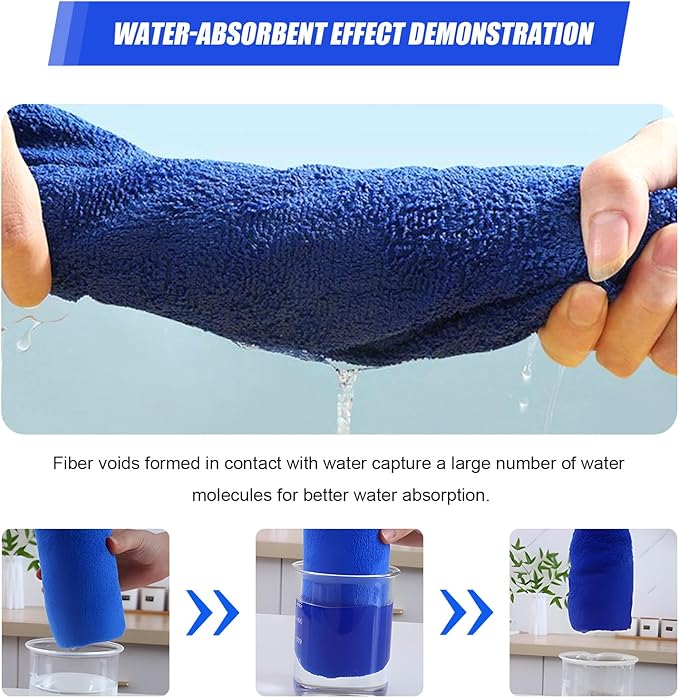 4PCS Microfiber Towels for Car, Scratch-Free Drying & Detailing Towel Wash - Image 4