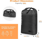 Compression Laundry Bag for Travel, Dirty Clothes Travel Laundry Bags, - Image 3