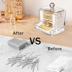 SheeChung 10Oz Acrylic Qtip Holder Dispenser - Image 5
