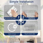 Strong Adhesive Shower Caddy Replacement, 6 Pack No Drill Adhesive Hooks - Image 6