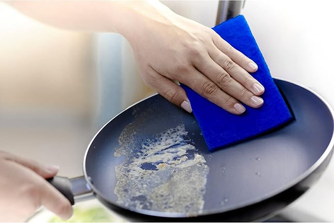 Scotch-Brite Zero Scratch Scouring Pad, Effective + Gentle Dish Scrubber - Image 10