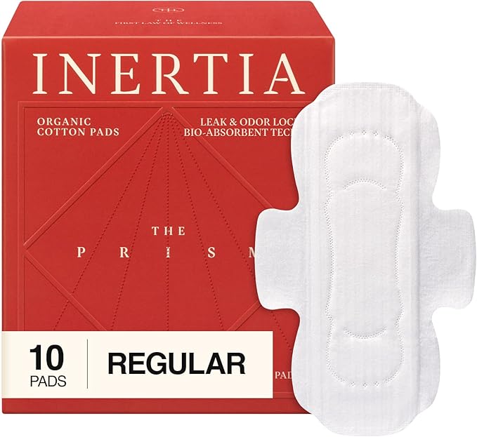 INERTIA The Prism Red – Truly Organic, Ultra Thin & Leak-Proof Korean Cotton by INERTIA