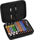 Battery Organizer Storage Box, Battery Vault Case Waterproof Explosionproof by Tense+Edano