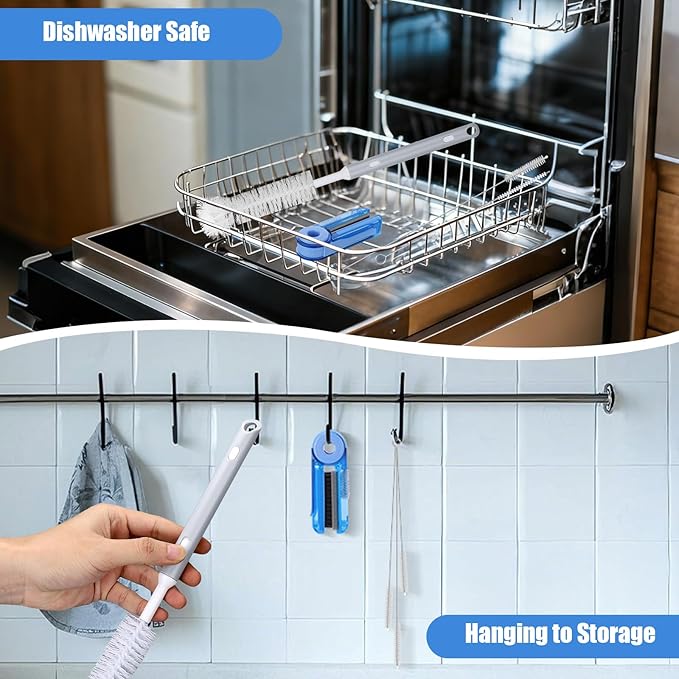 XANGNIER 4 PCS Water Bottle Cleaner Brush Kit - Image 7
