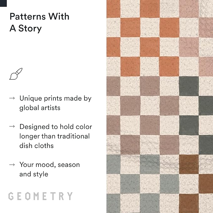 GEOMETRY Kitchen Dish Cloths - Image 5