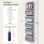 6-Tier Over The Door Organizer, Hanging Storage Organizer - Image 2
