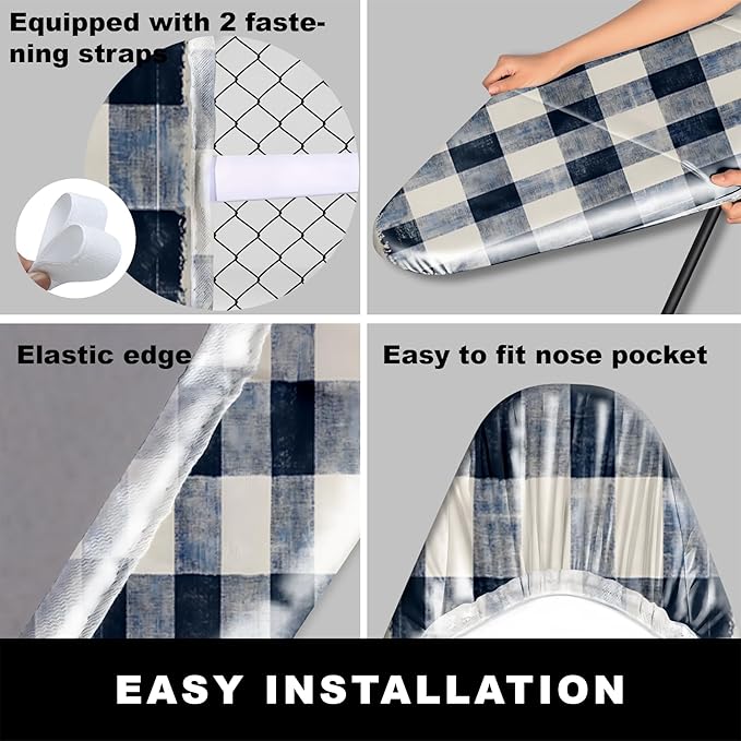 Ironing Board Cover 15x54 Inch- Standard Cotton Cover - Image 6