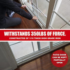 SECURITYMAN 3-in-1 Door Security Bar & Sliding Patio Door Security Bar via - Image 5