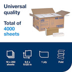 Tork Multifold Hand Towel White H2, 100% Recycled Fibers, 16 x 250 Towels - Image 2