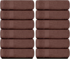 White Classic Luxury Cotton Washcloths 13x13 Inch - Image 2