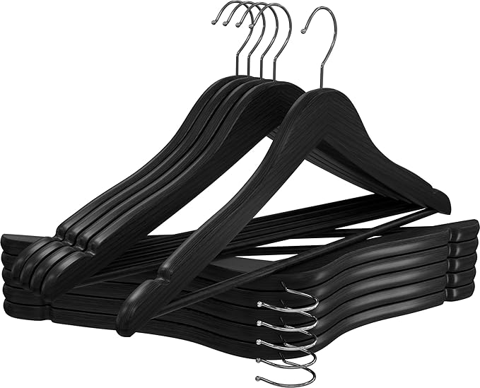 Utopia Home Premium Wooden Hangers 90 Pack - Image 8