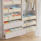 DIMJ Drawer Organizer Clothes Storage- 18 Pack Baby Dresser Organizer - Image 4