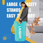 Caroeas 100L Laundry Basket, Large Laundry Hamper, Laundry Bag - Image 2