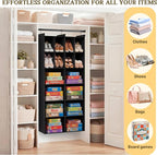 Ofiray-home 6 Tier Hanging Closet Organizer, 16 Compartments Sweater Organizer - Image 6