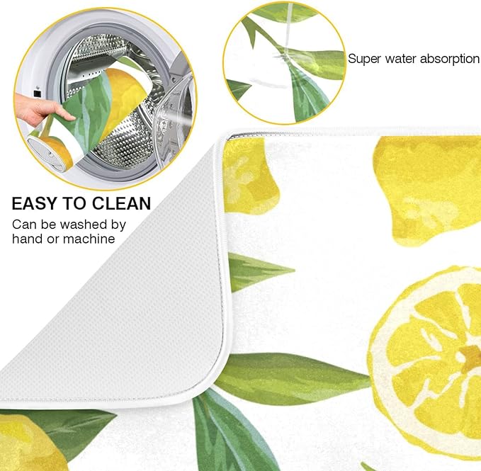 Absorbent Dish Drying Mat for Kitchen Counter - Image 2