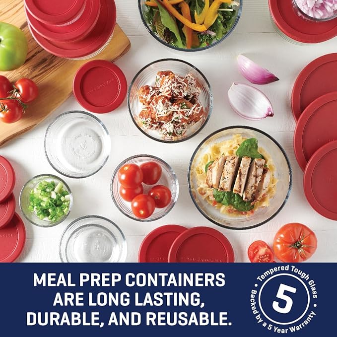 Anchor Hocking 26 Piece Glass Storage Containers - Image 3