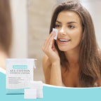 Square Cotton Pads for face, Cotton Squares for Face, Lips & Eyes, 100% Pure - Image 3