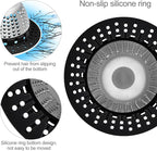 LEKEYE Shower Drain Hair Catcher/Bathtub Drain Cover/Drain Protector - Image 5