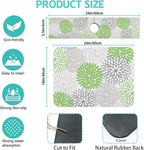 Dish Drying Mat for Kitchen Counter Matt, Super Absorbent Non-slip Rubber Backed - Image 2