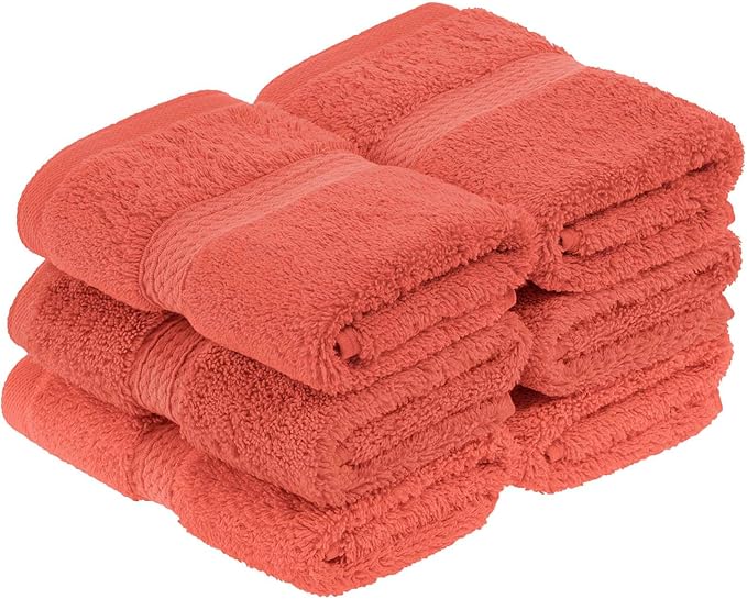SUPERIOR Solid Egyptian Cotton Face Towel Set - Image 2