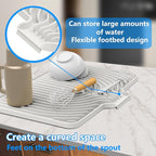 Dish Drying Matt for Kitchen Counter, Kitchen Dry Mats for Dishes Drying Pad - Image 5