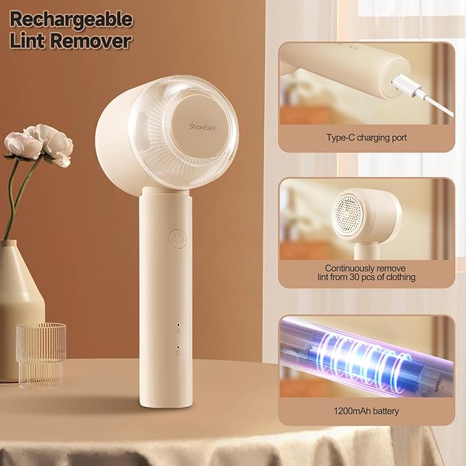 Fabric Shaver, Rechargeable Lint Remover - Image 4
