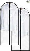 Dress Bags for Gowns Long, Suit Bag Cover for Storage and Travel, 2 Pack by LXLOVESMEggRings