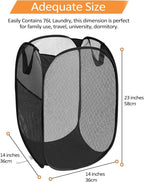 2 Pcs Durable Collapsible Laundry Baskets - Image 7