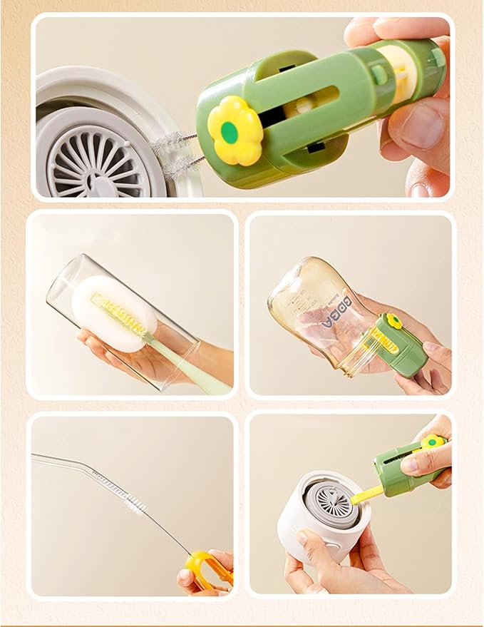 5 in 1 Long Handle Cup Cleaning Brush, Special Brush - Image 6