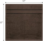 Cotton Craft - 12 Pack - Ultra Soft Extra Large Wash Cloths 12x12 Chocolate - - Image 5