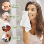 Christmas Style WOWOTEX Disposable Face Towel Biodegradable Large Dry Face - Image 6