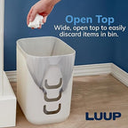 STORi Luup Bathroom Wastebasket 2pk, Secure Grocery Bags, Plastic Garbage - Image 8