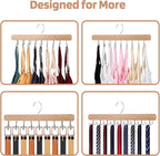 2 Pack Bra Hanger for Closet Organizer, Premium Wooden Tank Top Hangers - Image 7