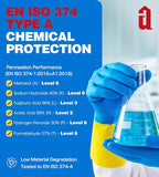 Neoprene and Rubber Blend Heavy-Duty Chemical Gloves, Protective industrial - Image 3