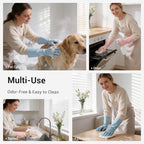 ThxToms 2 Pair Nitrile Dishwashing Cleaning Gloves, - Image 4