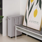 Slim Laundry Hamper with Lid and Wheels, Small Rolling Laundry Basket with - Image 7