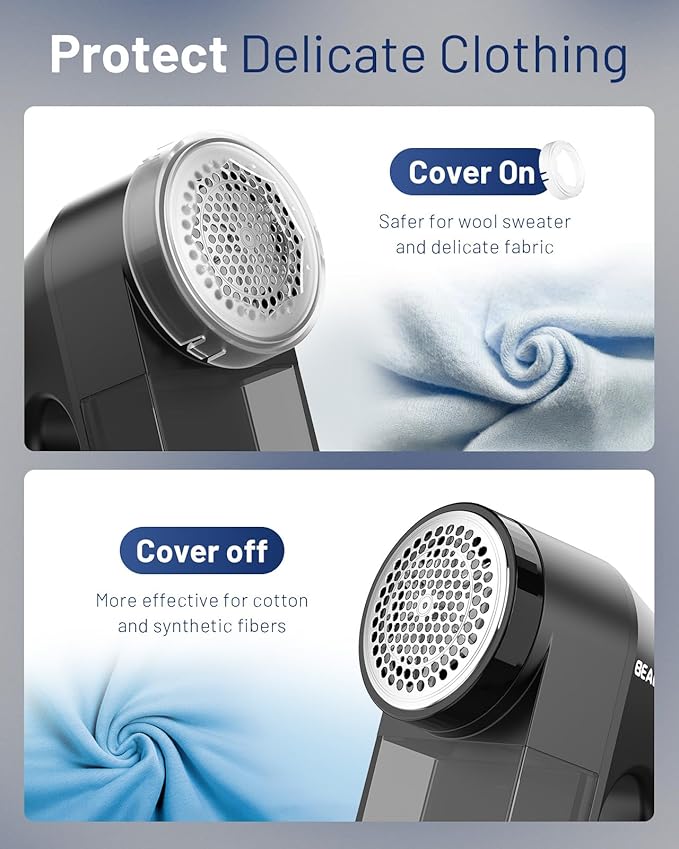 BEAUTURAL Fabric Shaver, Rechargeable Lint Remover, Electric Portable Sweater - Image 7
