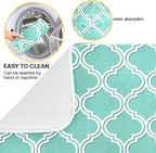 Super Absorbent Dish Drying Mat, Microfiber Fast-Drying Dish Mat, Kitchen Dish - Image 2