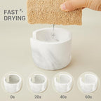 Diatomite Sponge Holder for Kitchen Sink Counter, Quick Drying, Fast Water - Image 6