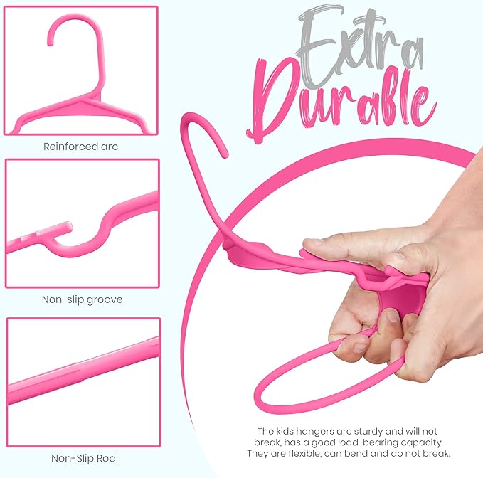 Utopia Home 20 Pack Kids Hangers - Image 4