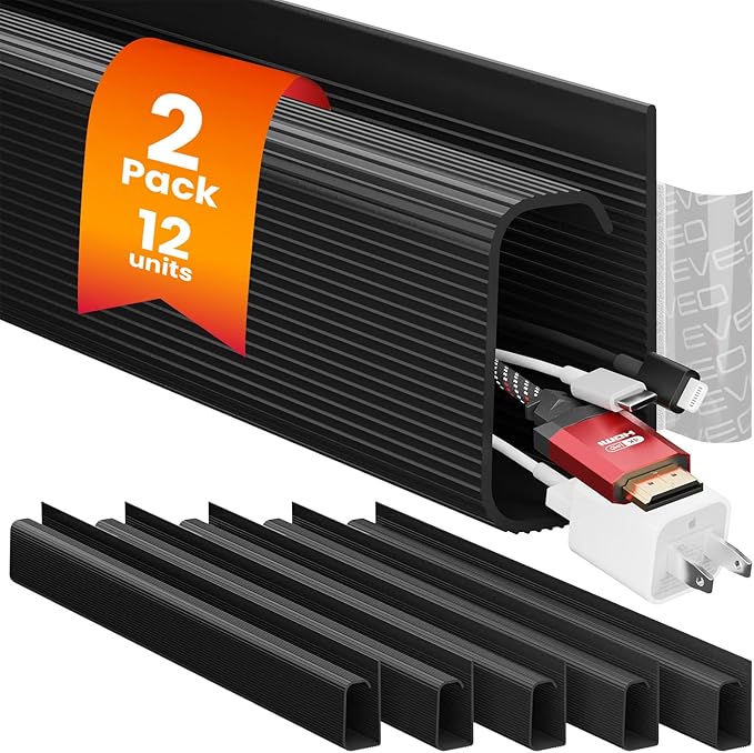 EVEO Cable Management Under Desk Kit by EVEO